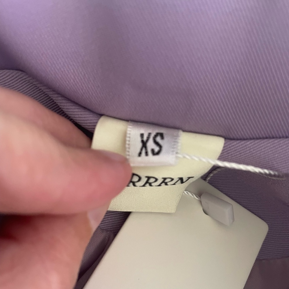 NEW WITH TAGS! * LCRRRN Sophisticated Women's Lavender Blazer * Size XS - Picture 14 of 16